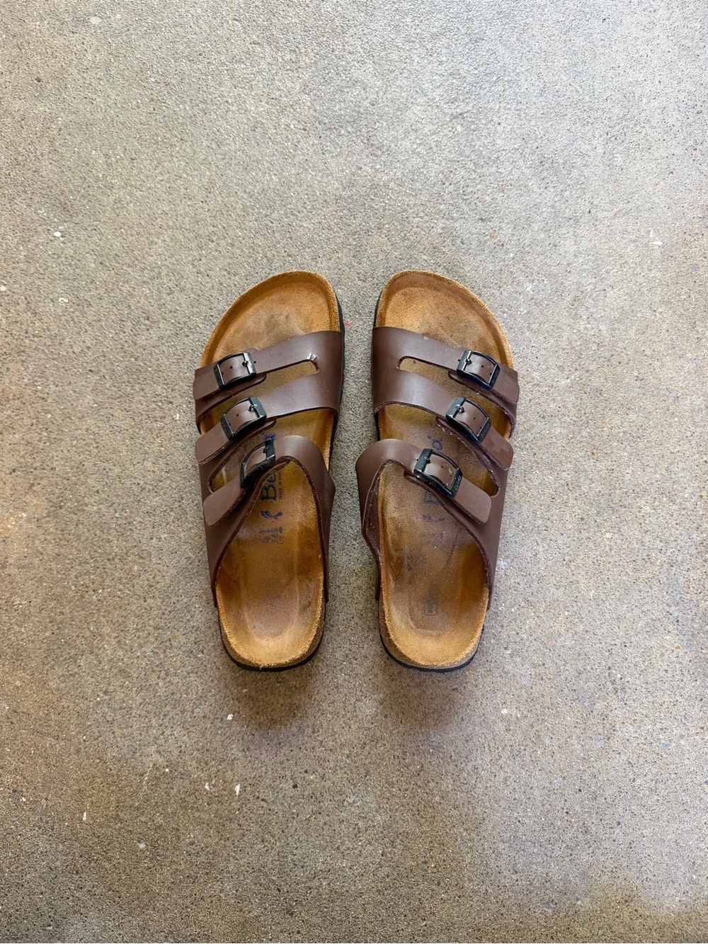 Birkenstock Betula Leo Soft Footbed Sandal in Brown Size 41 European Summer
